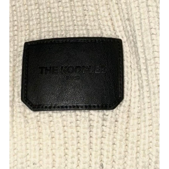 The Kooples Beige Wool Blend Sweater Ecru Knit Size M - Picture 5 of 8